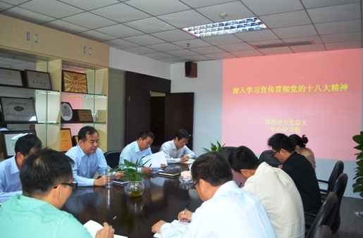 k8凯发集团党总支组织进建十八大心灵