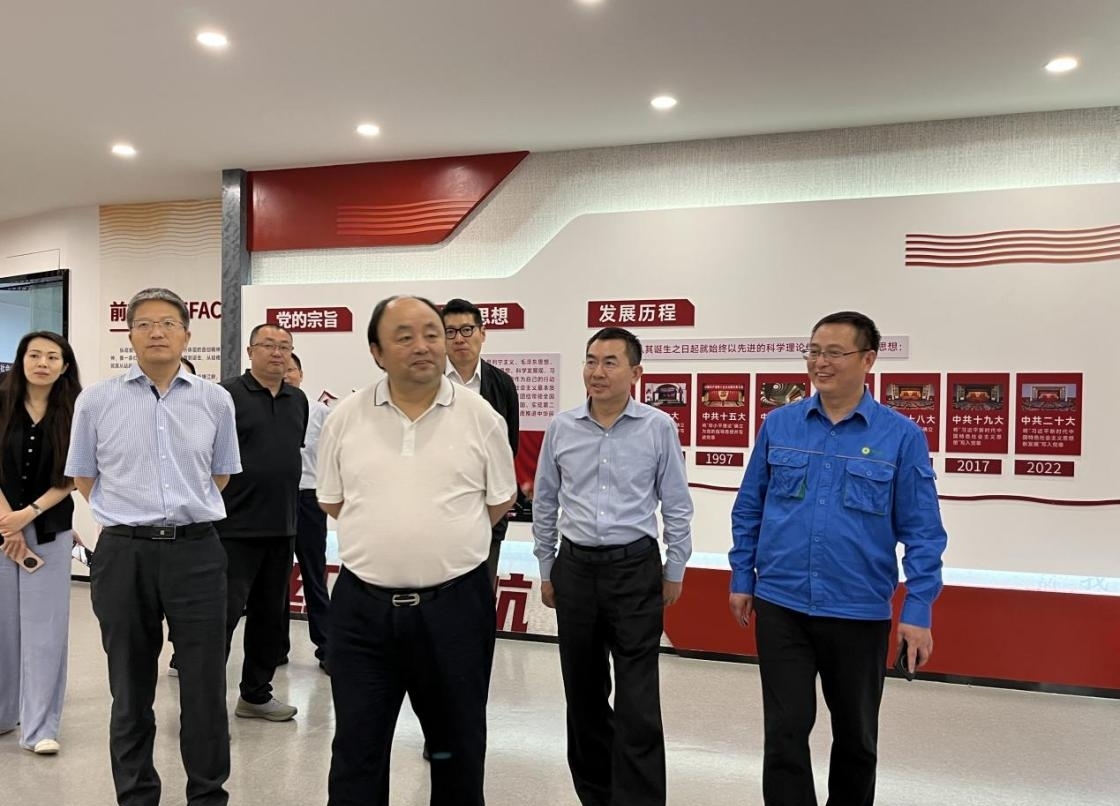 北京国资公司党委书记、董事长岳鹏调研k8凯发海宁扩建项目