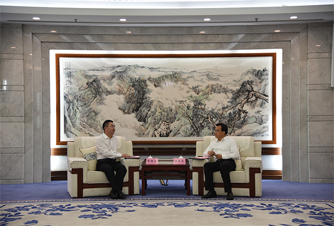 k8凯发集团董事长乔德卫拜会济南市当局辅导